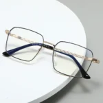 Reading Glasses Metal Plain Glasses Frame