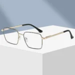 Reading Glasses Metal Plain Glasses Frame