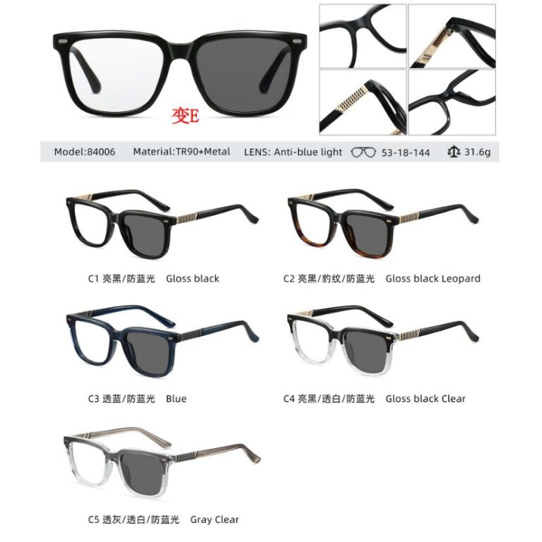 Photochromic optical frame 84006