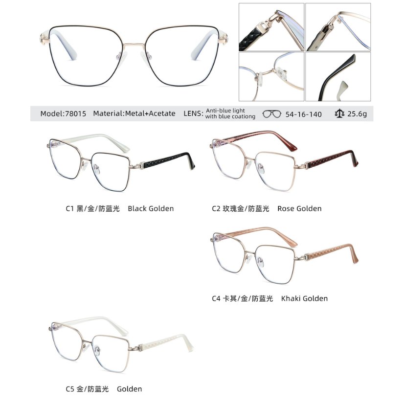 Acetate optical frame 78015