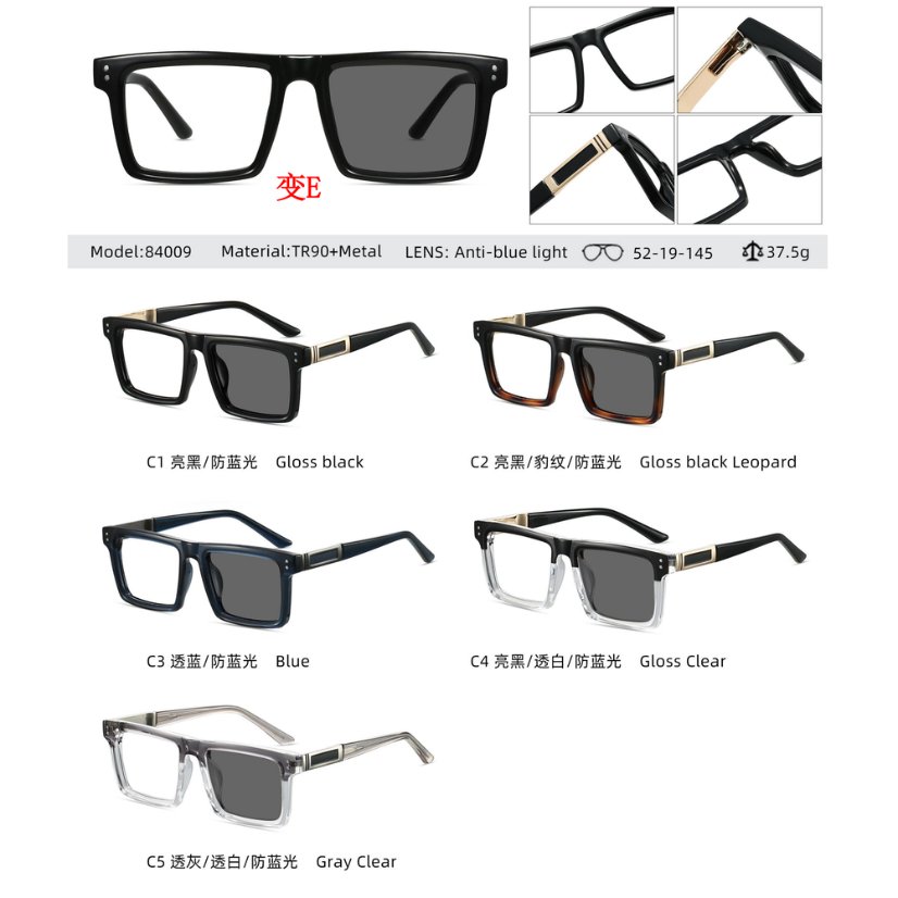 Photochromic optical frame 84009