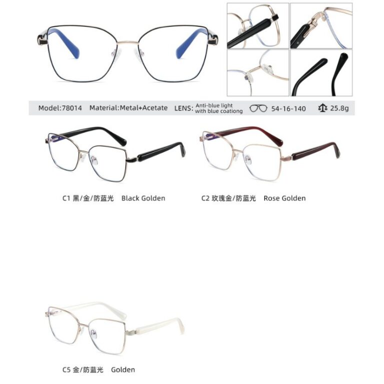 Acetate optical frame 78014