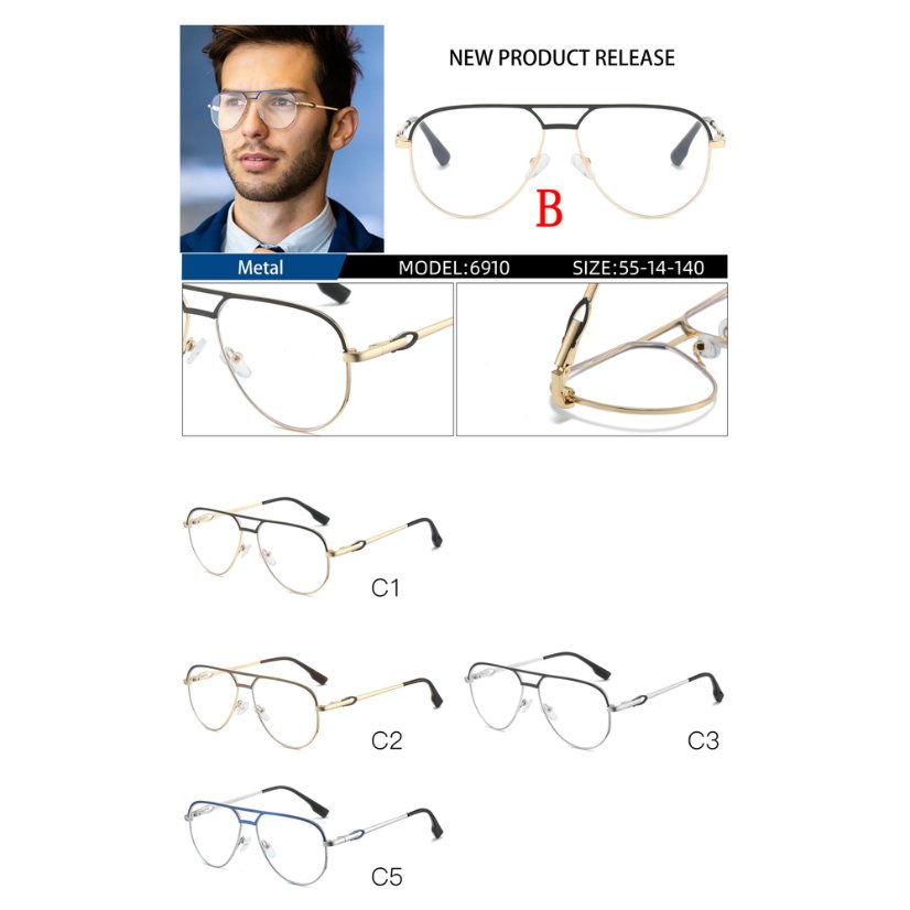 Metal optical for man 6910