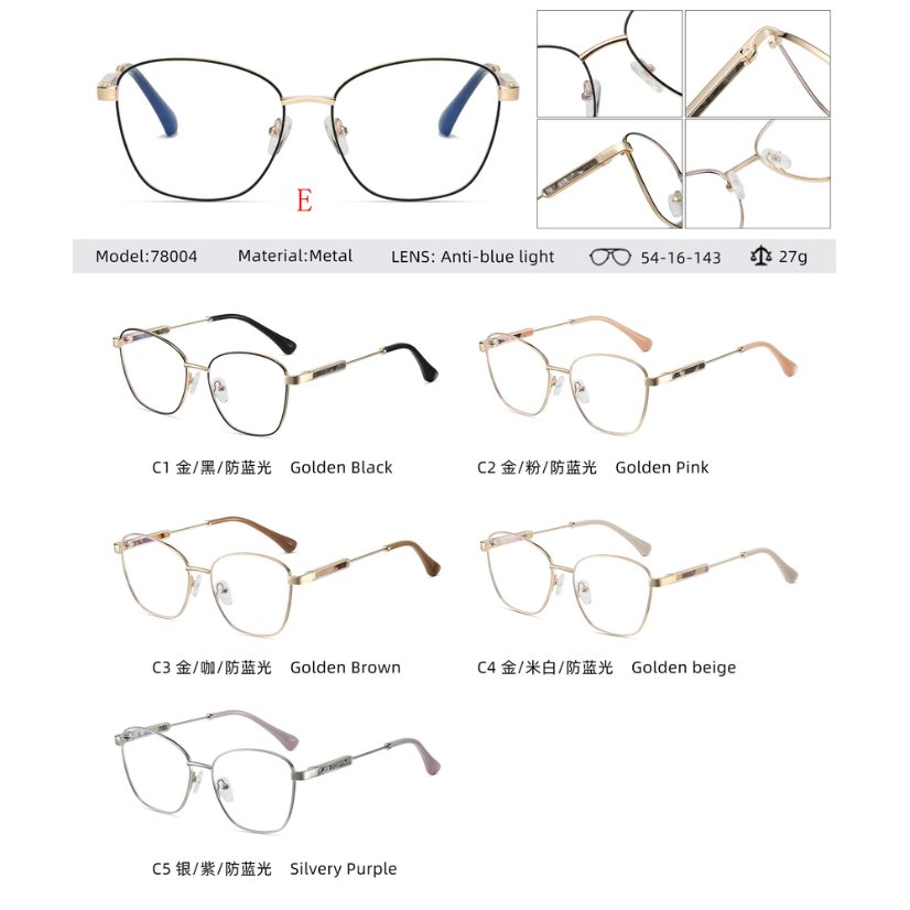 Metal optical for lady 78004
