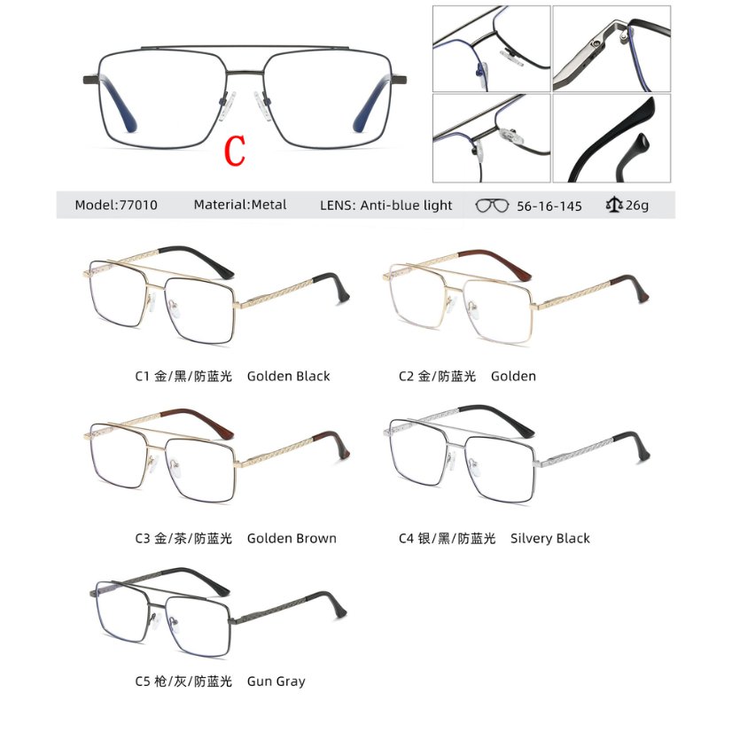 Metal optical for man 77010