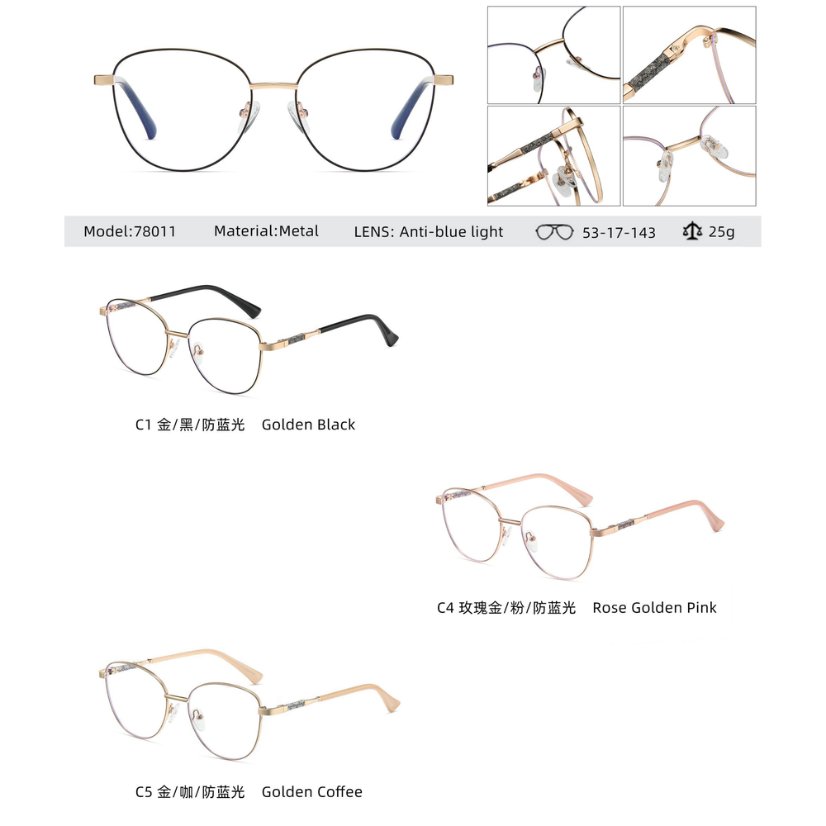 Metal optical for lady 78011