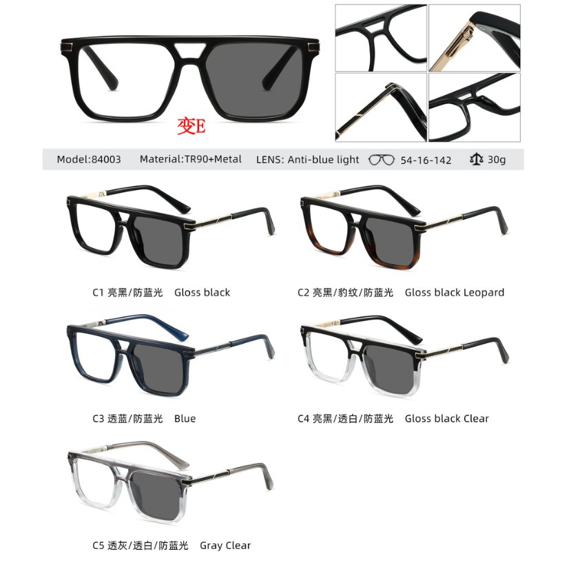 Photochromic optical frame 84003