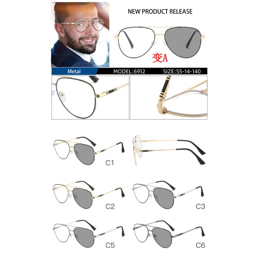 Photochromic optical frame 6912