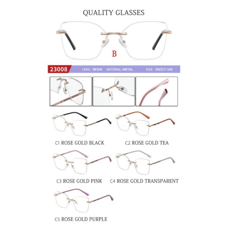 Rimless optical frame 23008