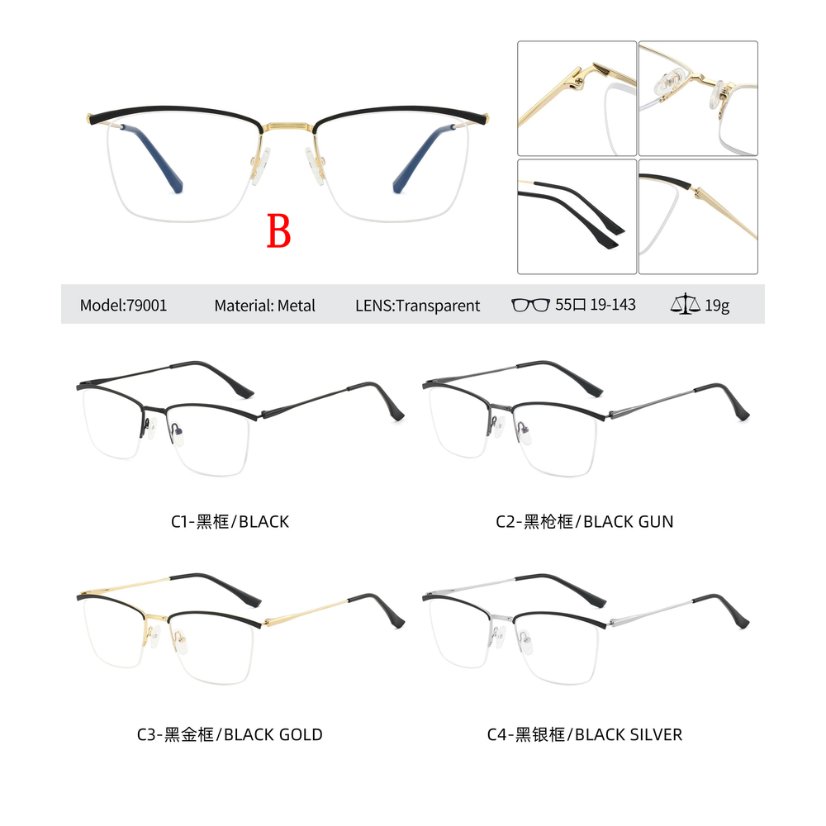 Metal optical for man 79001