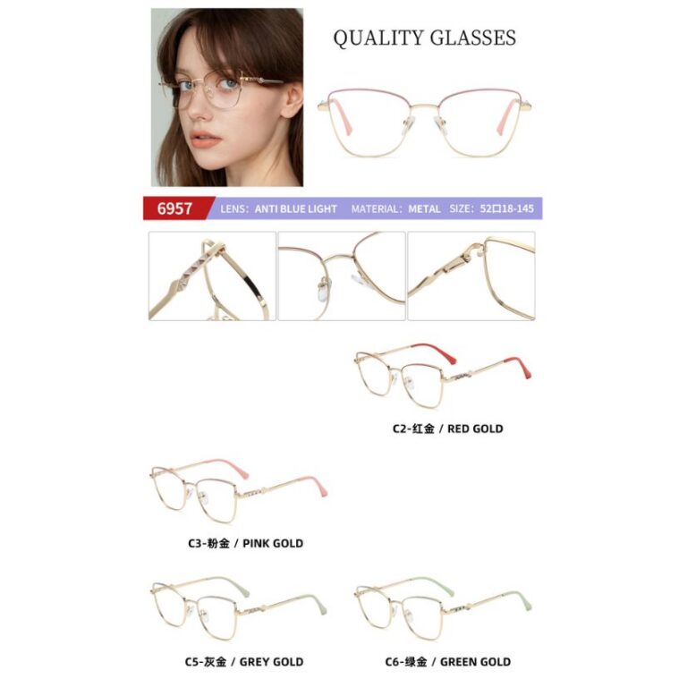 Metal optical for lady 6957