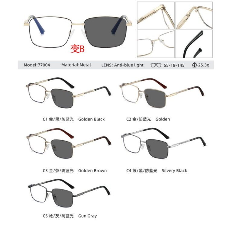 Photochromic optical frame 77004
