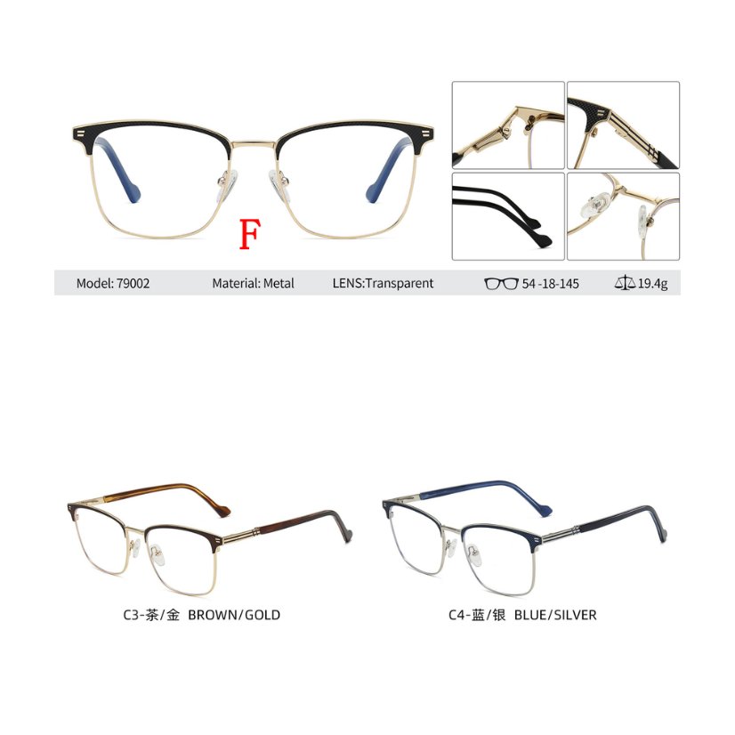 Metal optical for man 79002