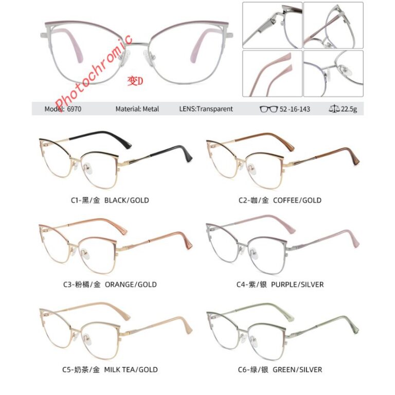 Photochromic optical frame 6970