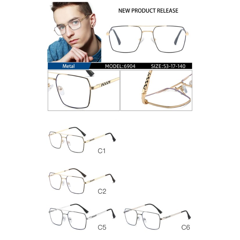 Metal optical for man 6904