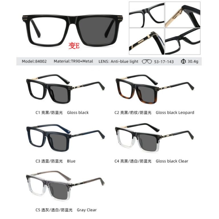 Photochromic optical frame 84002