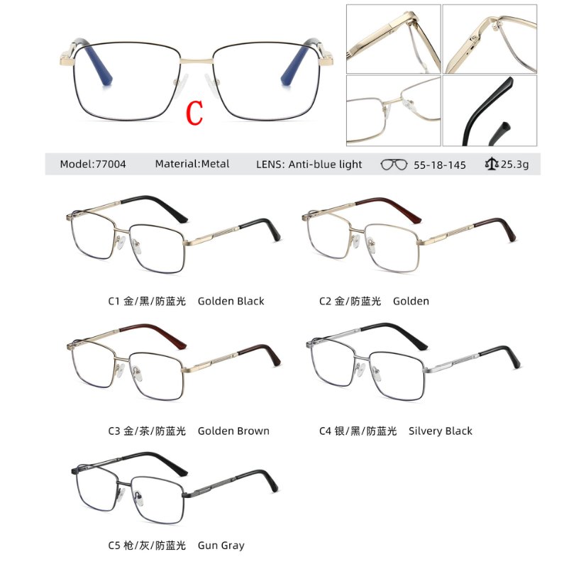 Metal optical for man 77004