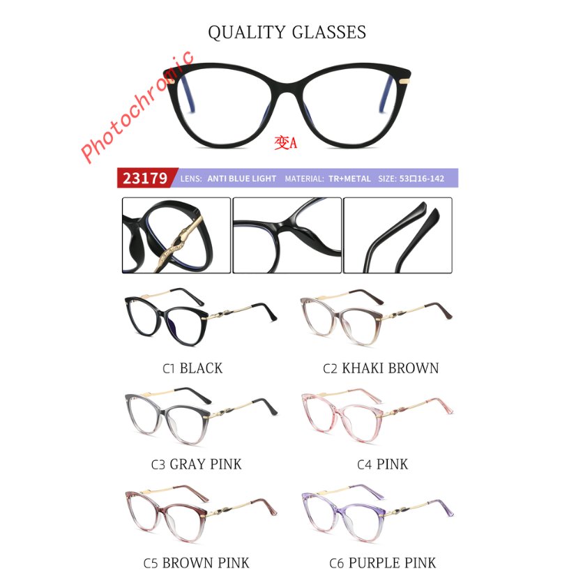 Photochromic optical frame 23179