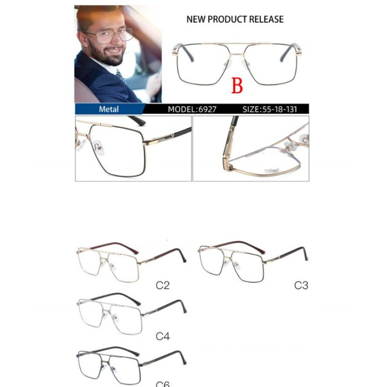 Metal optical for man 6927
