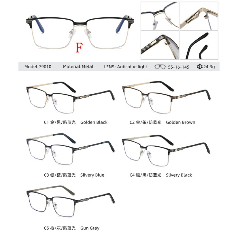 Metal optical for man 79010