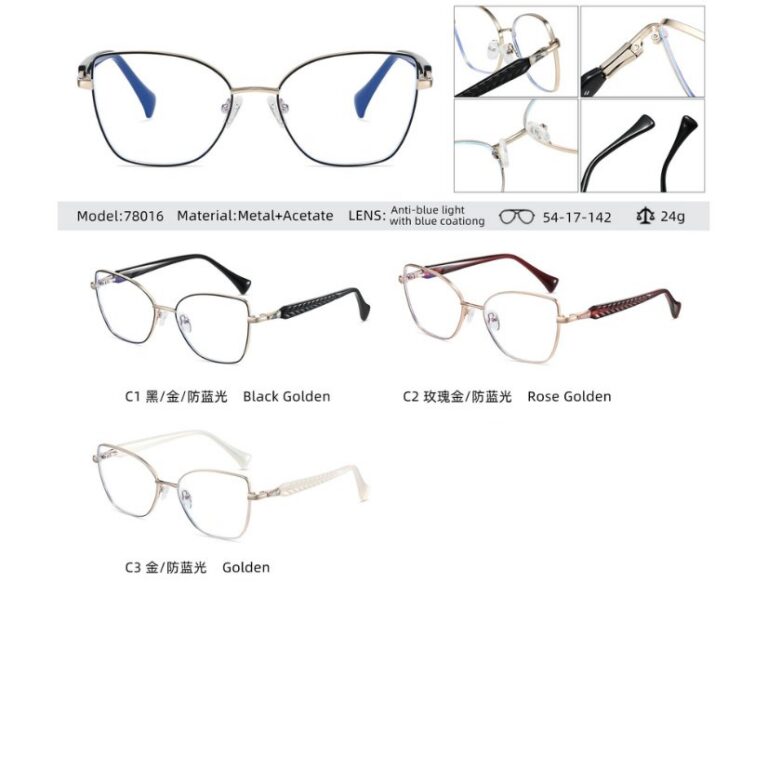 Acetate optical frame 78016
