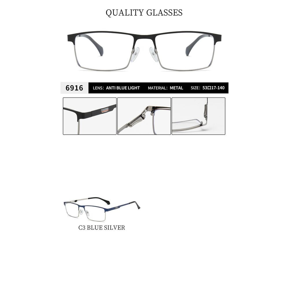 Metal optical for man 6916