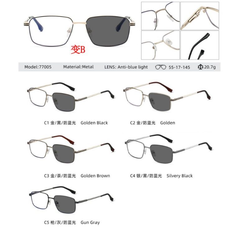 Photochromic optical frame 77005