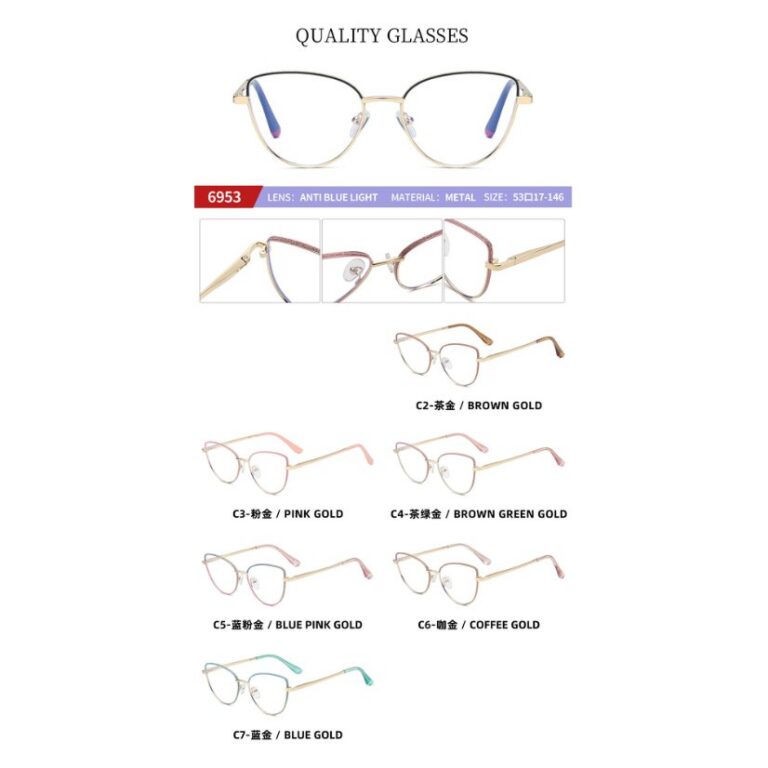 Metal optical for lady 6953