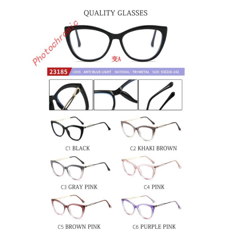 Photochromic optical frame 23185